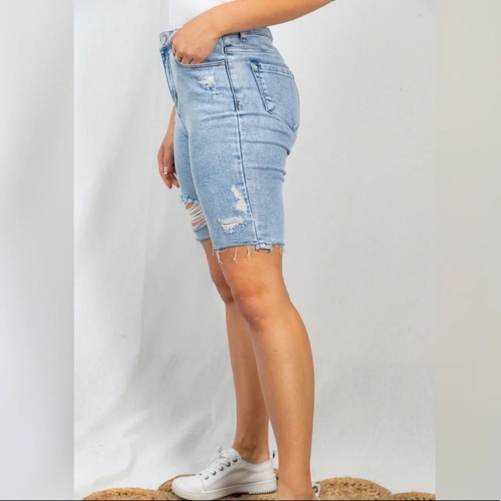 Sweet Summertime Distressed Shorts